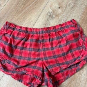 Nike 6.0 board short/athletic shorts size small. Red plaid pattern